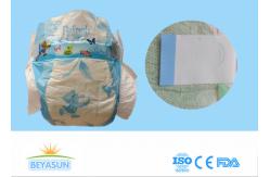 China Breathable Baby Diaper Infant Baby Diapers With PE Backsheet PP Tape supplier
