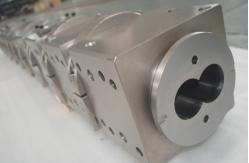 China Screw Elements And Barrel Section For Parallel Twin Screw Extrusion supplier