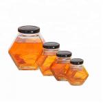 Twist Off Metal Cap Glass Jam Jars , Clear Mason Jars Small Glass Containers for sale