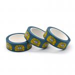 Reusable Skinny Acid Free Patterned Masking Washi Tape