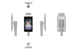 China Face Recognition  Walk Through Temperature Scanner Infrared Body For Hospital Public Area supplier
