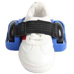 YOBANG Blue Heel Wheels Light Up Flashing Heel Skates Wear Over Your Shoes Skates for sale