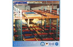 China Easy Retrieval Push Back Rack System For LIFO Inventory Rotation supplier