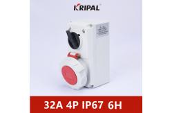 China KRIPAL Three Phase 32A IP67 Interlocked Switch Socket  IEC standard supplier