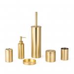 METALS MATERIAL Soap Foam Dispenser Toothbrush Holder Bathroom Accessories Set for sale
