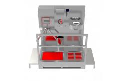 China Stainless Steel Tripod Turnstile with Hand Sanitizer Dispenser supplier