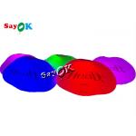 60cm Advertising Hanging Airtight Led Lighting Cloud Inflatable With Logo Printing for sale