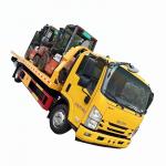I Suzu  7 Tons Flatbed Trailer Wrecker Truck  Tow Trucks for sale
