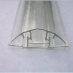 8-16mm PC Profile Snap Cap Up And Down Buckle For Polycarbonate Sheet for sale