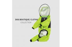 China Breathable Lightweight Dog Raincoat Hooded Poncho supplier