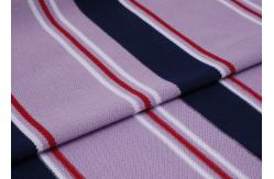 China Healthy Environmentally Friendly And Breathable Striped Knit Fabric For T-Shirt supplier