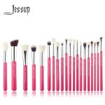 Fluffy 20 Piece Pro Makeup Brushes Set 7 times coated birch wood for sale