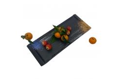 China Unique Melamine Dinner Plates Restaurant Rectangle Anti Scratch supplier