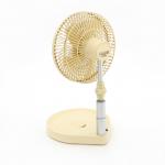 10 In USB Rechargeable Folding Fan Outdoor Timer Desk Pedestal Fan With 10000mAh for sale