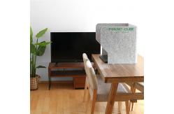 China Anti-Noise 100% Recyclable Polyester Fiber Pet Acoustic Desk Panel for Office supplier