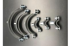 China Custom Size EPDM Pipe Clamp with Rubber Cushion supplier