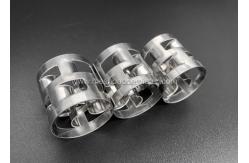China 25 × 25 × 0.4 Mm Metal Random Packing Pall Ring Distillation Column 304 supplier