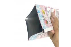 China Custom Printing Aluminium Foil Three Side Seal Pouch For Candy,Coffee Bean supplier