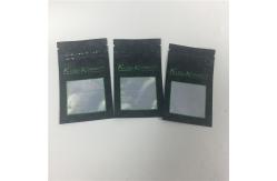 China UV print KUSH PE Prevent children from opening tobacco bags with window supplier