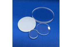 China Circular Fused Quartz Windows Transparent Thickness Tolerance 0.1mm supplier