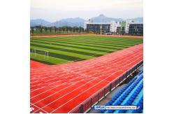 China 400m Standard Sandwich System Running Track Synthetic Rubber Sport Surfacing supplier