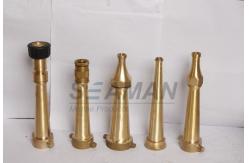 China NST Firemans 2 inch Fire Hose Nozzle  / Brass Water Spray Nozzle supplier