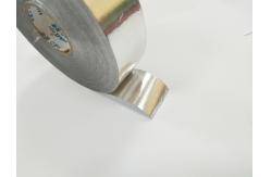 China 25M Length Silver Heat Resistant Aluminium Foil Tape 0.1mm Thickness supplier