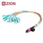 24 Fiber MPO to LC 24F MPO(male) -LC Fan-out 0.9mm 30-35cm Patch cable for sale
