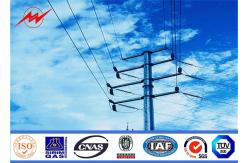 China 9m 11m Electrical Power Pole Street Light Poles For Africa Power Transmission supplier