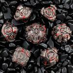 Gear Metal Dice Set DND Dungeons And Dragons TRPG Polyhedral Dice D6 Table