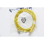 1Gbps Cat6 Networking Cable Yellow 250MHz Ethernet Patch Cable RJ45 PVC Jacket for sale