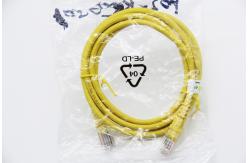 China 1Gbps Cat6 Networking Cable Yellow 250MHz Ethernet Patch Cable RJ45 PVC Jacket supplier