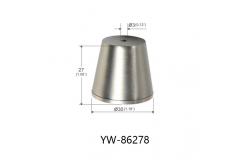 China ∅15mm Dia Brass Plated Nickel Ceiling Hardware Part With Roller Shaft YW86275 supplier