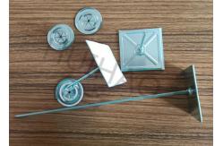 China Mild Steel 12ga Self Adhesive Insulation Pins With Self Locking Washer supplier