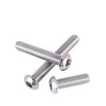 Button Head DIN 7380 SS304 A2-70 Stainless Steel Hex Socket Machine Screw Original for sale
