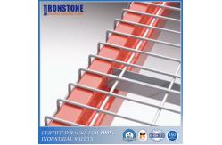 China Welded Waterfall Galvanized Finishing Metal Wire Mesh Deck For Pallet Rack supplier