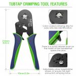Hexagonal Portable Cable Ferrule Crimper , Lightweight Rope Crimping Tool