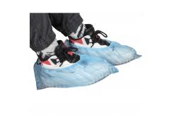 China Soft And Breathable 37gsm Polypropylene Disposable Shoe Cover For Clean Situation supplier