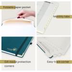 ODM Hardcover 2023 Weekly Planner Custom Daily Weekly Schedule Monthly Tabs