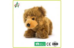 China No Phthalates Cute Style Realistic Brown Baby Grizzly Bear Stuffed Toy supplier