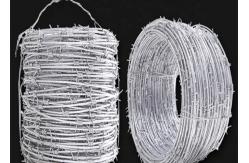 China Impact Resistant PVC Coated Galvanized Barbed Wire Mesh Fencing With Custom Lengths supplier