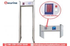 China 15 Watt Walk Through Body Temperature Scanner Non Touching Metal Detector supplier