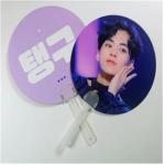 custom 3D lenticular hand fan Clear Picket Hand Fans for idol collection for sale