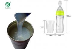 China High Rebound Property Raw Silicone Rubber , Sedex Authorized Baby Spoon Silicone supplier