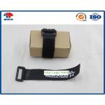 Nylon Black Adjustble hook and loop belt buckle fasteners ROHS Compliant for sale