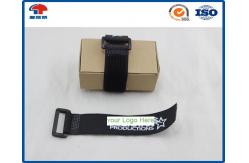 China Nylon Black Adjustble hook and loop belt buckle fasteners ROHS Compliant supplier