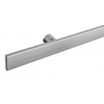 Mall Steel Railing , Wall Mounted Metal Handgrip , Steel Glass Railing for sale