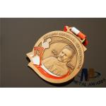 Customised 3D Mold Relief Soft Enamel Medals Personlized Shape 60*3MM