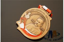 China Customised 3D Mold Relief Soft Enamel Medals Personlized Shape 60*3MM supplier
