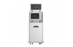 China Free Standing Touch Screen Hospital Self Lab Printing Payment Kiosk 19 Inch supplier
